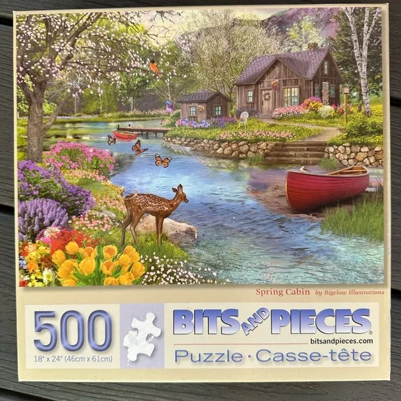 Colorful Jigsaw Puzzle Assortment EUC - Picture 3 of 13